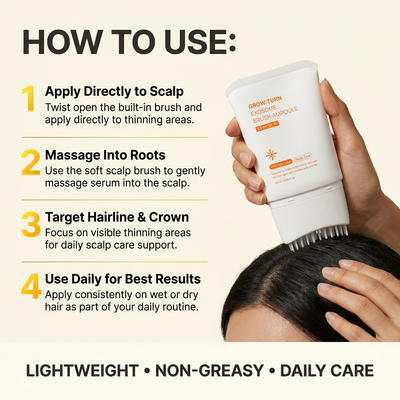 Exosome Hair Growth Ampoule Brush