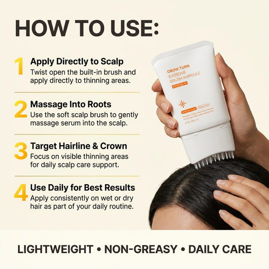 Exosome Hair Growth Ampoule Brush