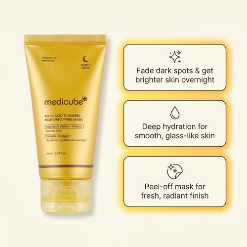 Kojic Acid Turmeric Peel Off Mask Overnight Glow