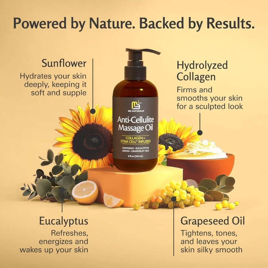 M3 Anti - Cellulite Massage Oil - SkinViral