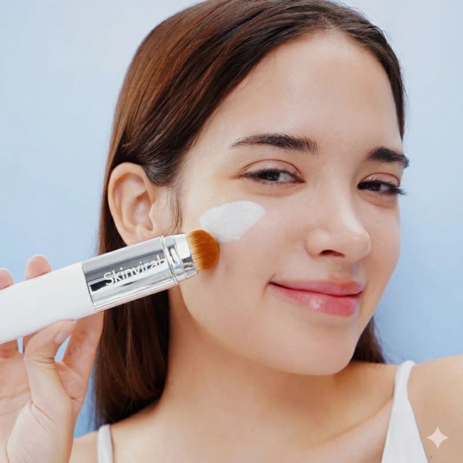 Skinviral™ — Korean Color - Changing Foundation Roll - On - SkinViral